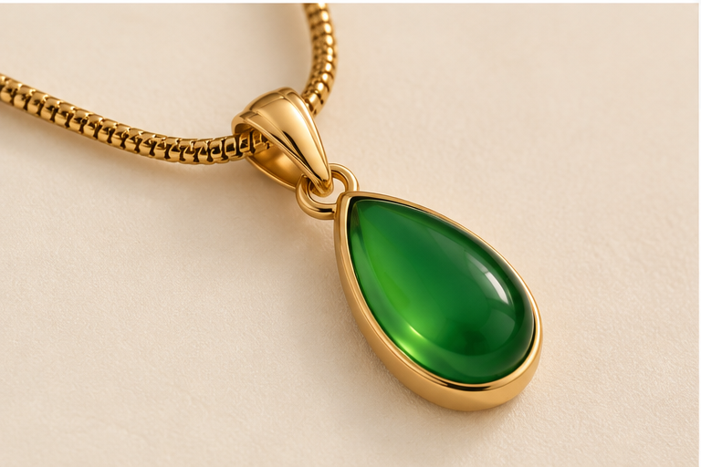 Bottom Water Drop Necklace