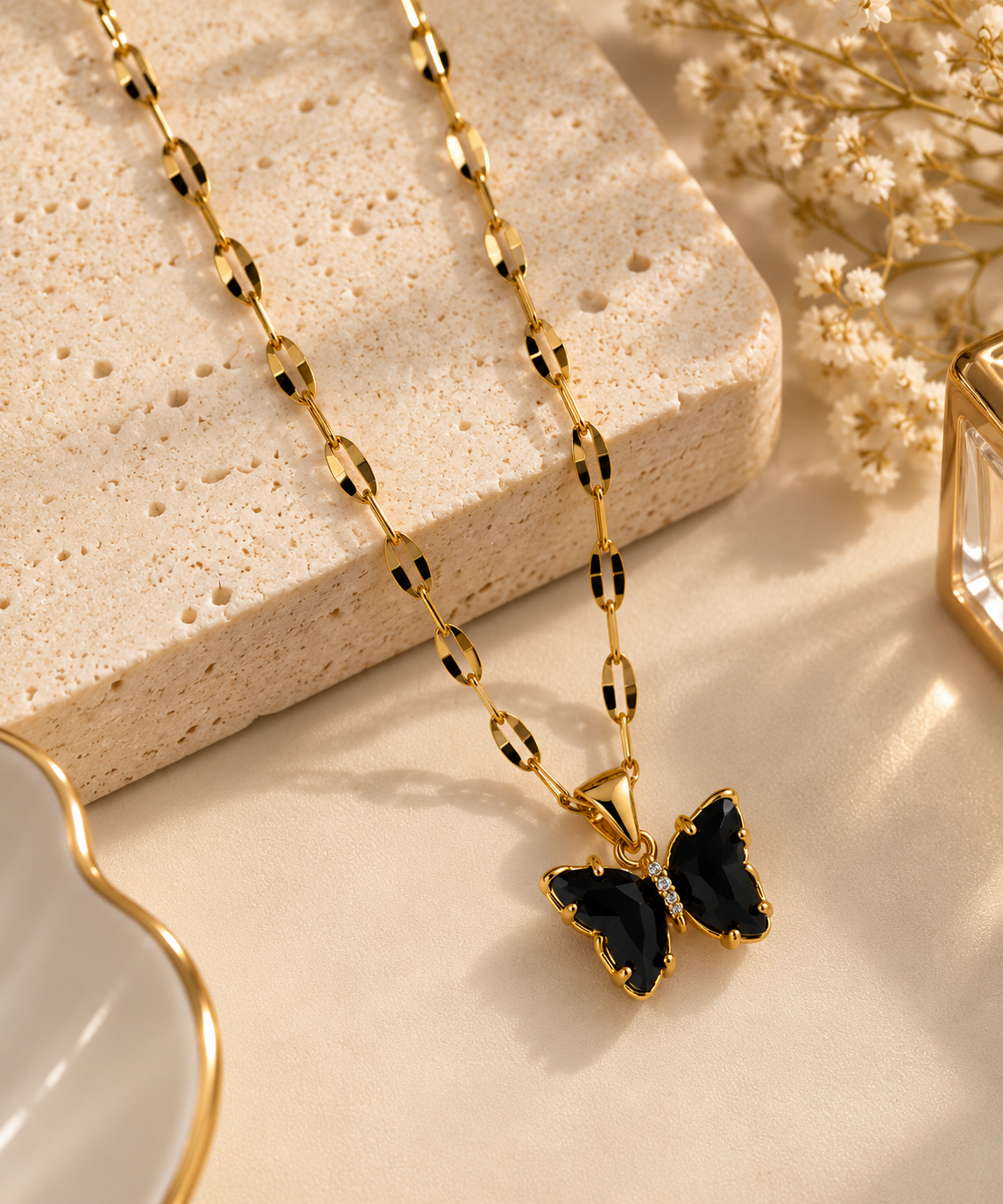 Butterfly Pendant Necklace