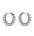Radiance Hoop Huggie Earrings
