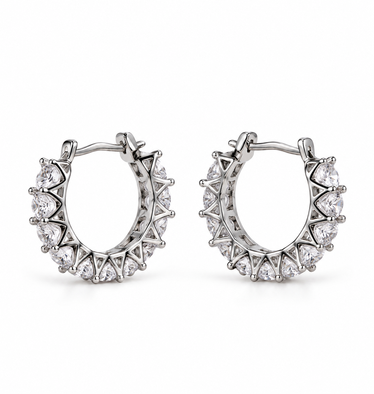 Radiance Hoop Huggie Earrings