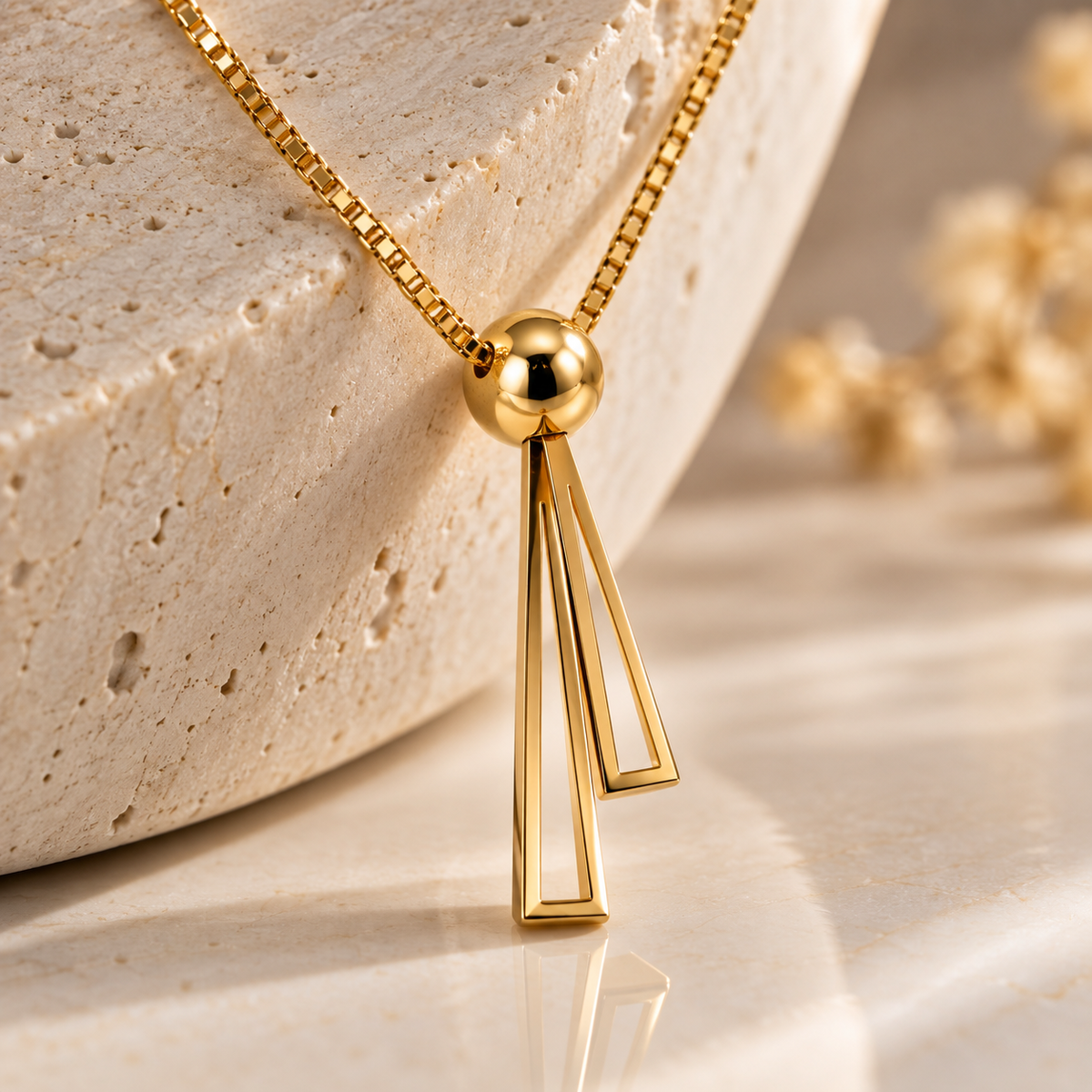 Golden Cascade Necklace