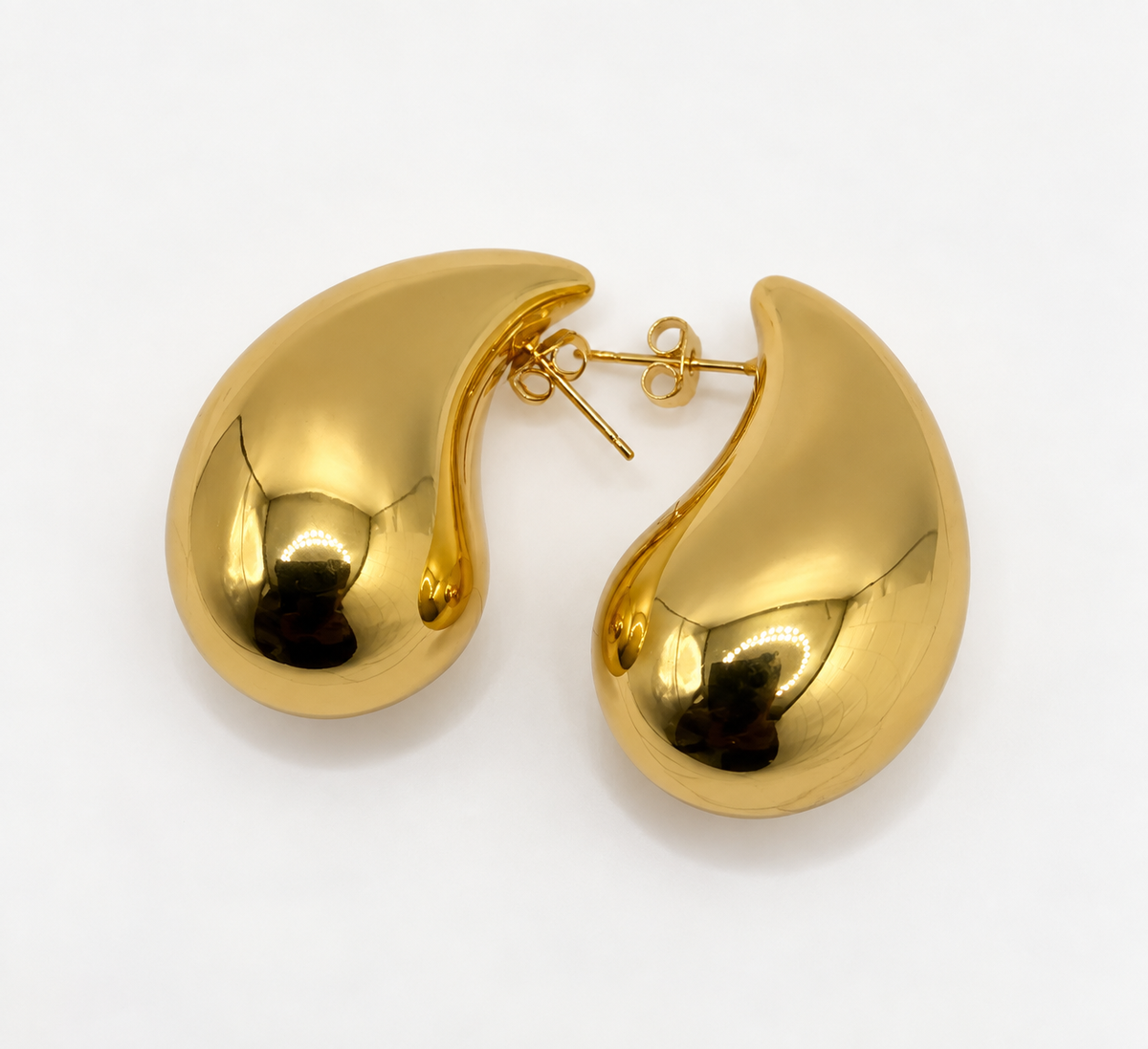 Tear Drop Stud Earrings