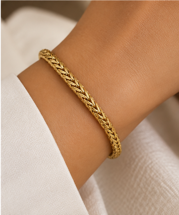 Flat Woven Bracelet