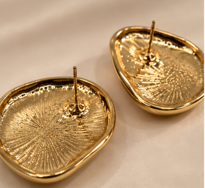 Irregular Geometric Stud Earrings