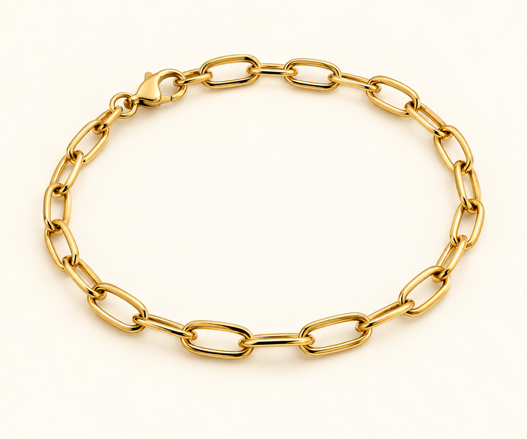 Paperclip Link Bracelet