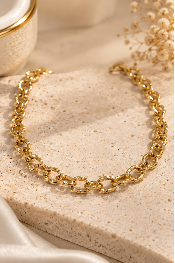 Rhinestone Layered Necklace