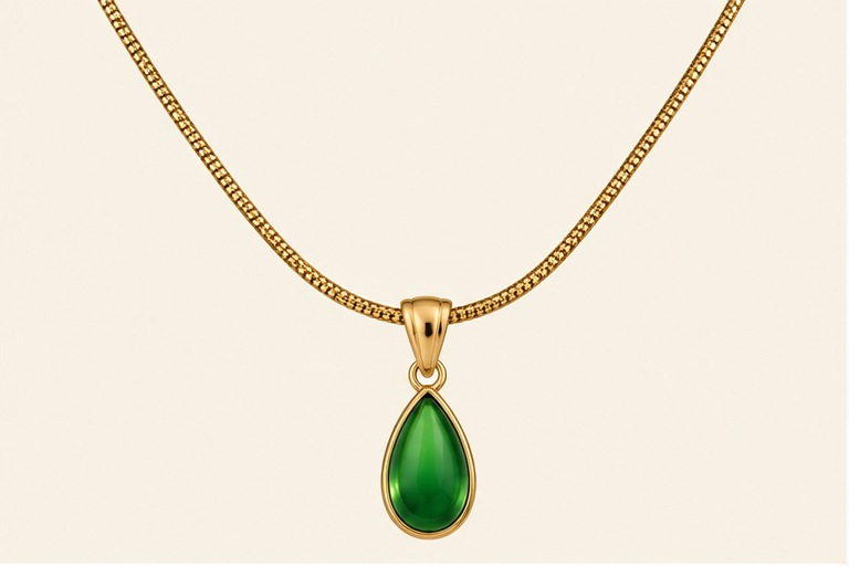 Bottom Water Drop Necklace