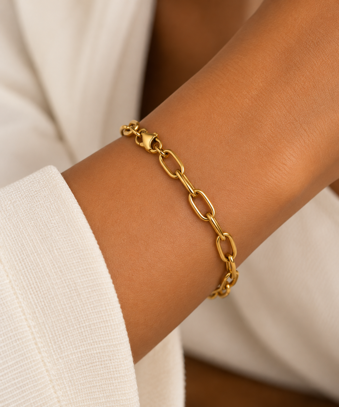 Paperclip Link Bracelet