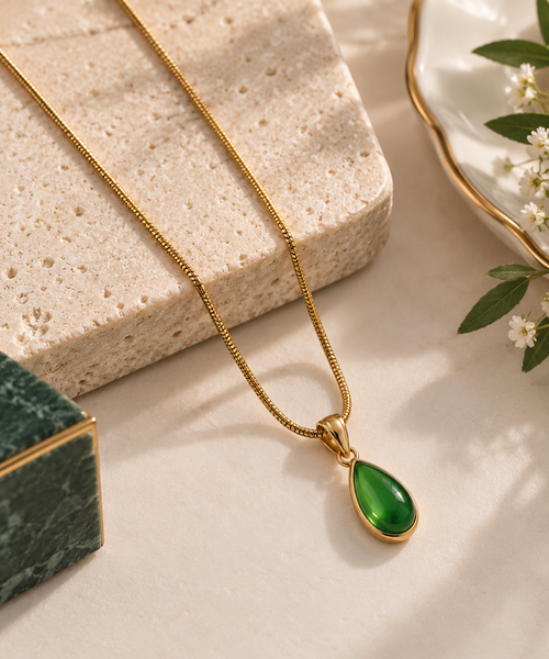 Bottom Water Drop Necklace