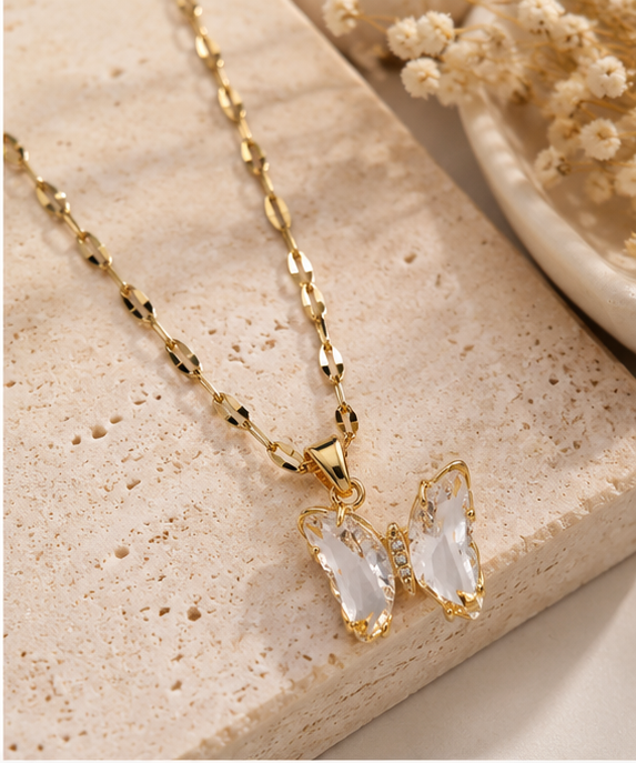 Butterfly Pendant Necklace