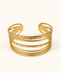 Five Ring Cuff Bracelet