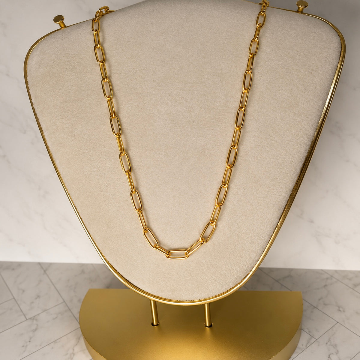 Paperclip Link Necklace