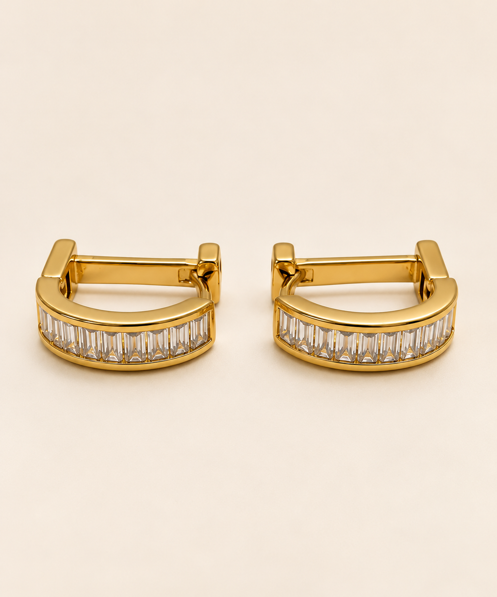 Geometric Hoop Earrings