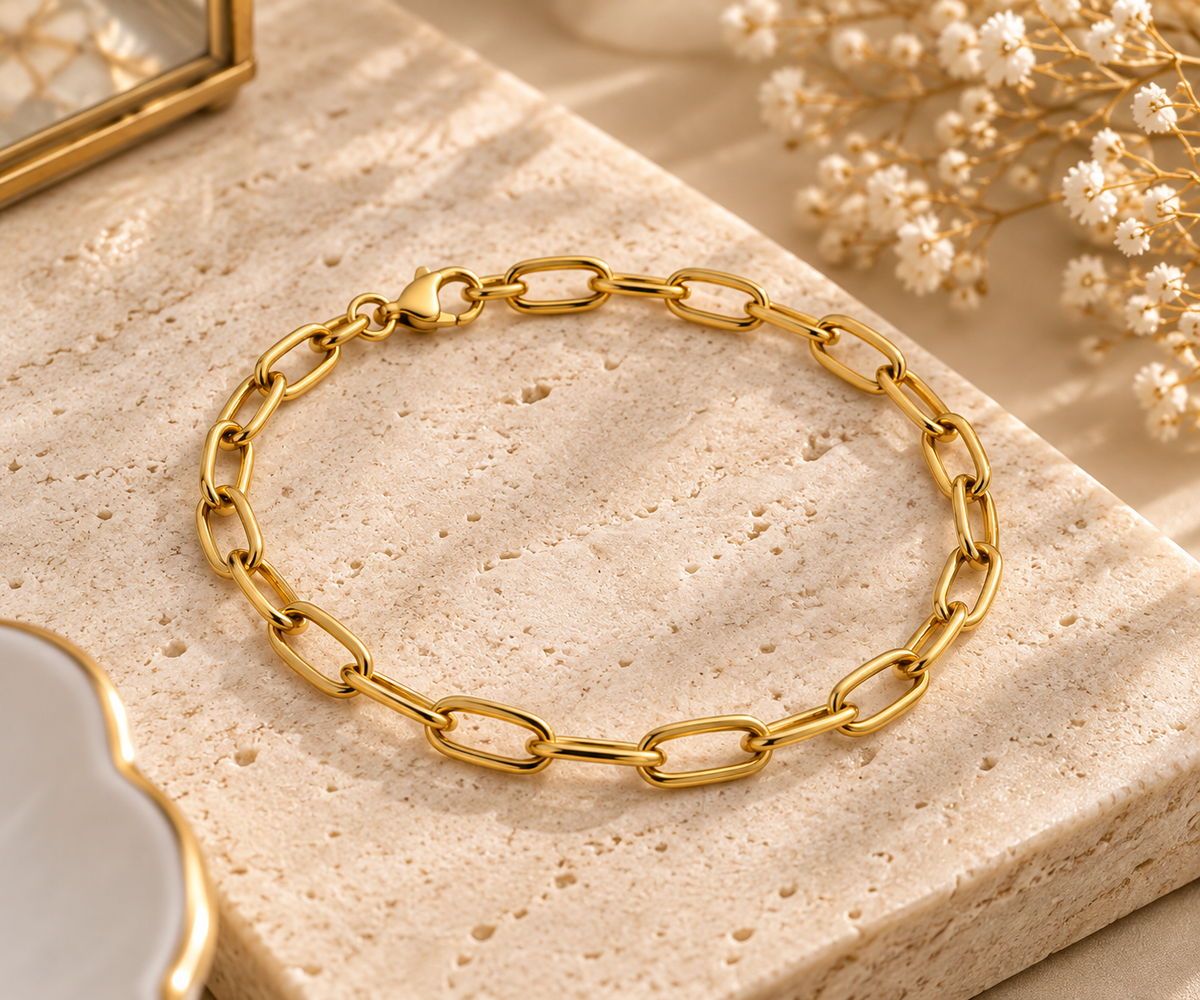 Paperclip Link Bracelet