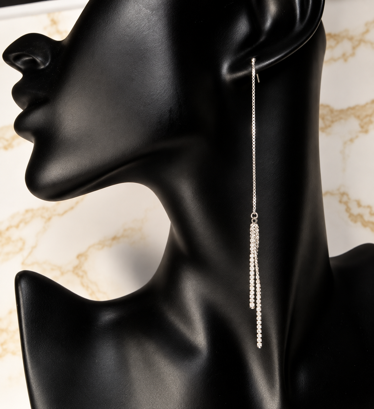 Long Tassel Threader Style Earrings
