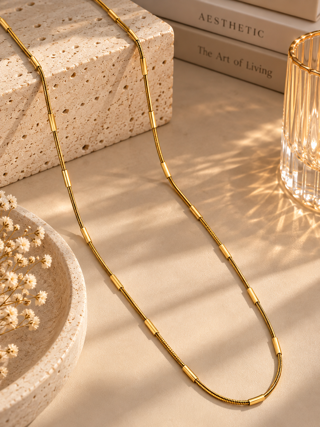 Solène Long Chain Necklace