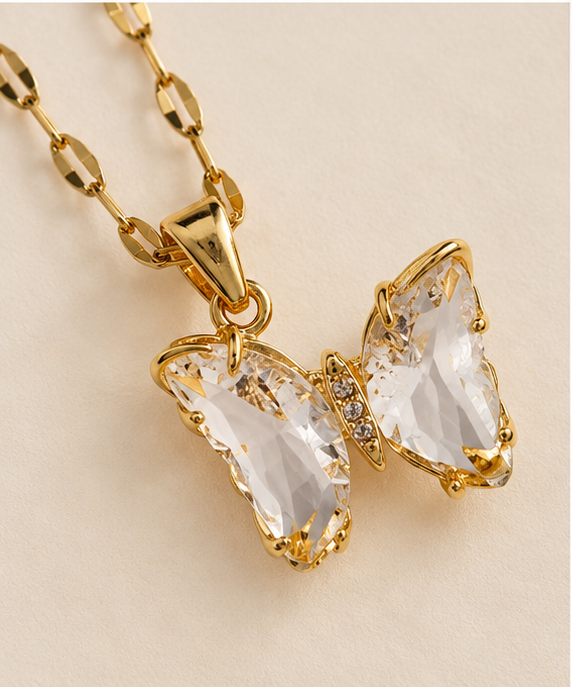 Butterfly Pendant Necklace