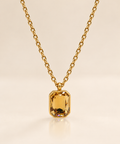Square Sugar Pendant Necklace
