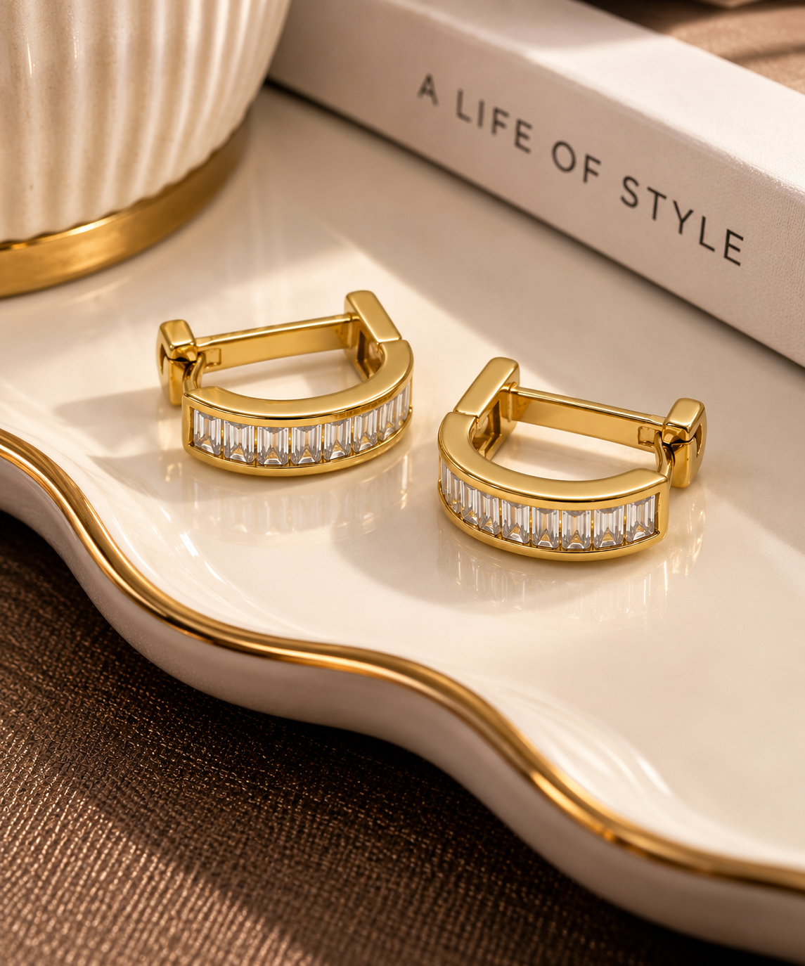 Geometric Hoop Earrings