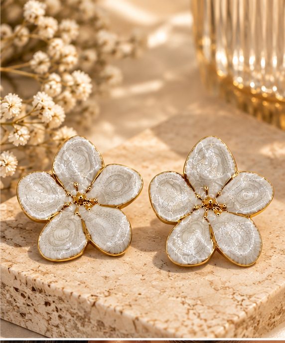 Flowers Stud Earrings