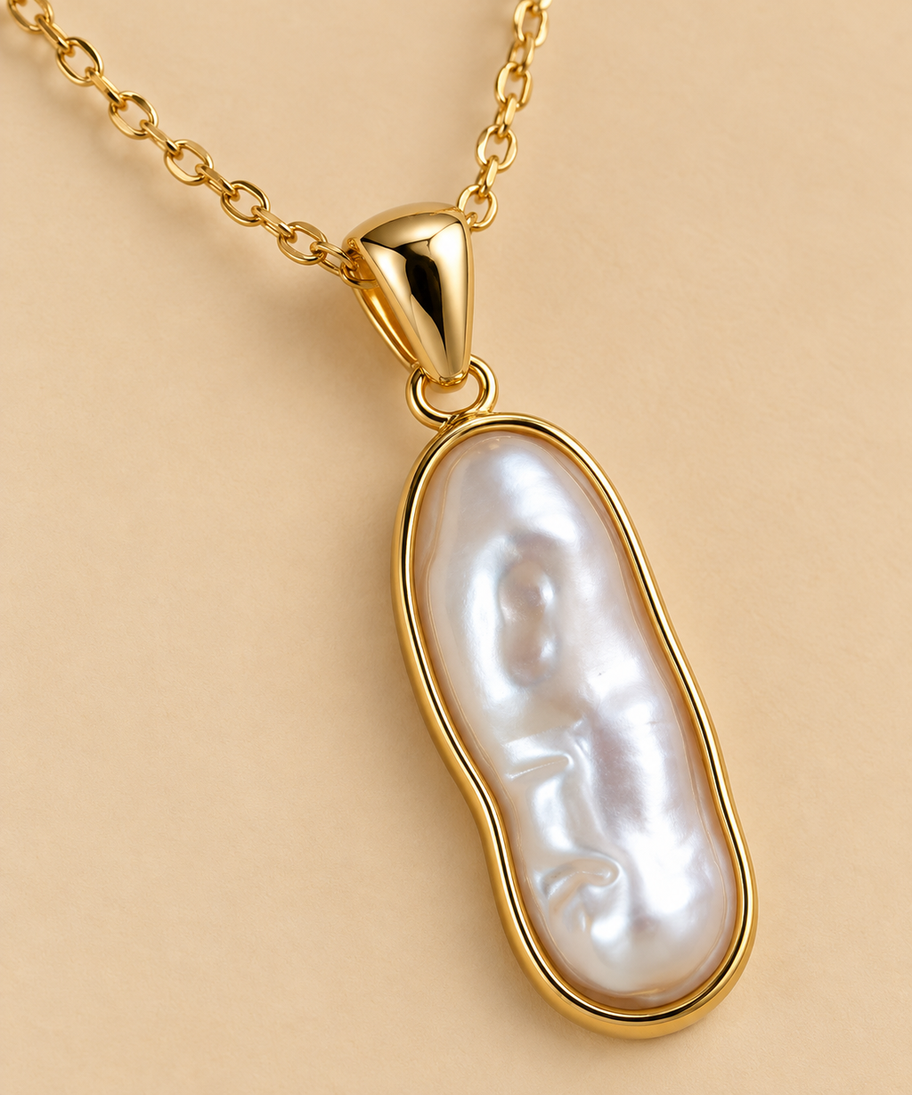 Baroque Pearl Pendant Necklace