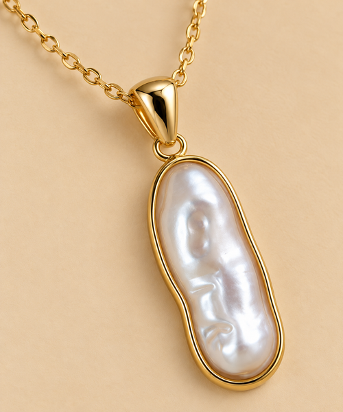 Baroque Pearl Pendant Necklace