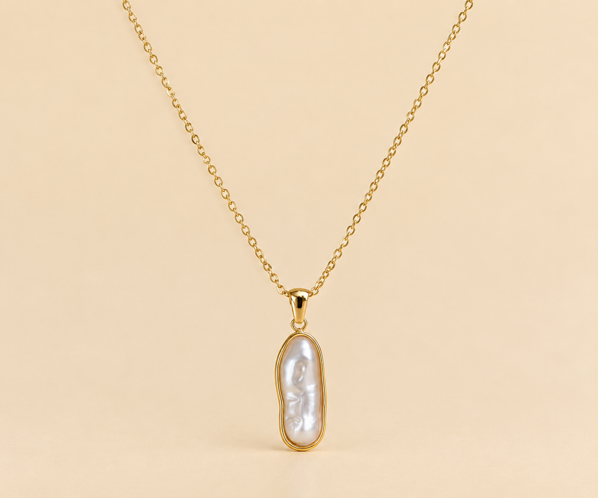 Baroque Pearl Pendant Necklace