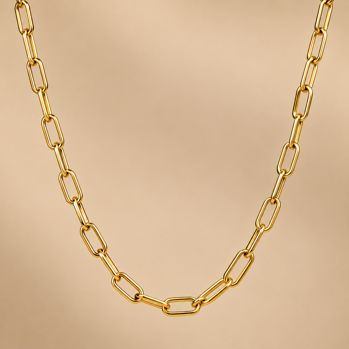 Paperclip Link Necklace